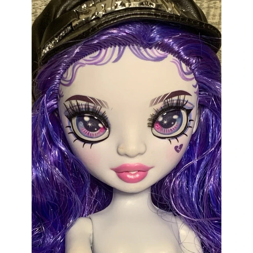 Rainbow High Shadow High Neon Uma Vanhoose Doll Rainbow Vision Purple Hair W Hat